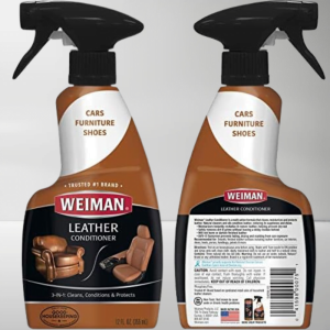 Weiman Leather Cleaner and Conditioner for Furniture - Cleans Conditions and...