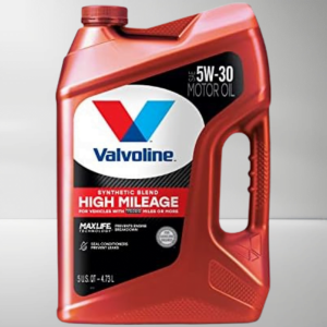 Valvoline High Mileage with MaxLife Technology SAE 5W-30 Synthetic Blend Motor...